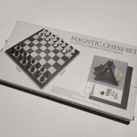 Магнитен сгъваем комплект за шах. , снимка 2 - Образователни игри - 44418465