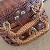 Ретро ратанова чантичка, снимка 5 - Антикварни и старинни предмети - 41303877