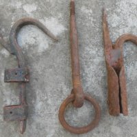 Пожарникарска кука ( куки ) и халка, снимка 1 - Антикварни и старинни предмети - 39461770