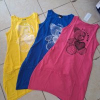 Памучни роклички в три цвята , снимка 2 - Рокли - 41309651