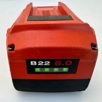 Hilti B22/8.0 - Мощна акумулаторна батерия 22V 8.0Ah с индикатор!, снимка 4 - Други инструменти - 44914224