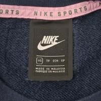 Nike NSW Swoosh Fleece Sweatshirt оригинално горнище XS Найк памук, снимка 3 - Спортни екипи - 42521962