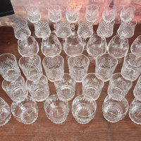 Кристални чаши от 80-те, снимка 1 - Сервизи - 40227520