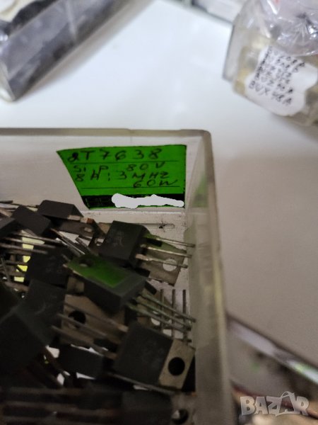 Транзистор, транзистори 2T7638B - Si ;p ; 80 V ; 8 A ; 3 Mhz ; 60 W ., снимка 1