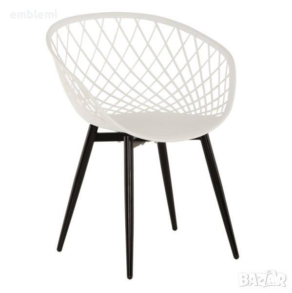 Стол трапезен ARMCHAIR ARIADNE HM8001 Бял, снимка 1