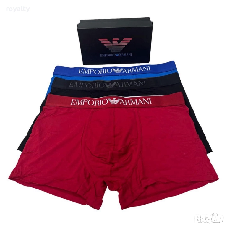 Emporio Armani 3 броя мъжки боксерки/слипове, снимка 1