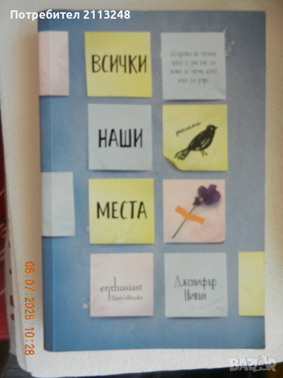 Дженифър Нивън - Всички наши места други книги по 3 евро, снимка 1