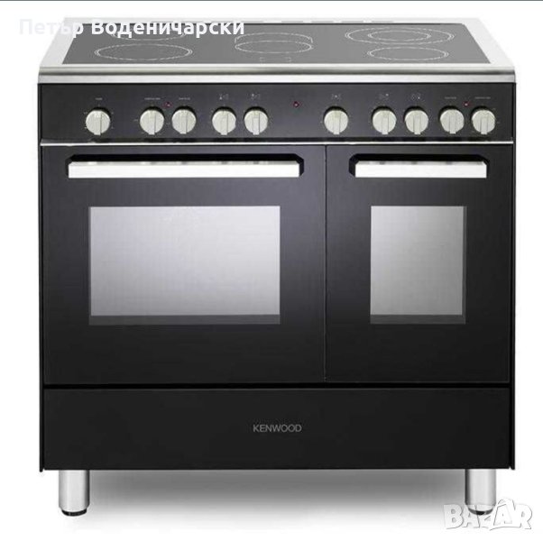 Полупрофесионална електрическа стъклокерамична готварска печка Kenwood CK418SL 90 см Размери 900 x 9, снимка 1