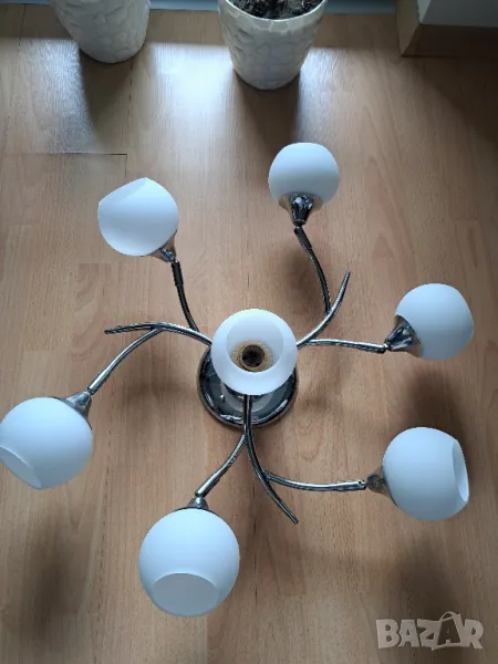 Полилей със седем гнезда за 7 крушки, снимка 1
