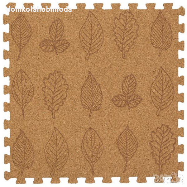 Коркова плочка за под с размери 30x30x1 см, снимка 1