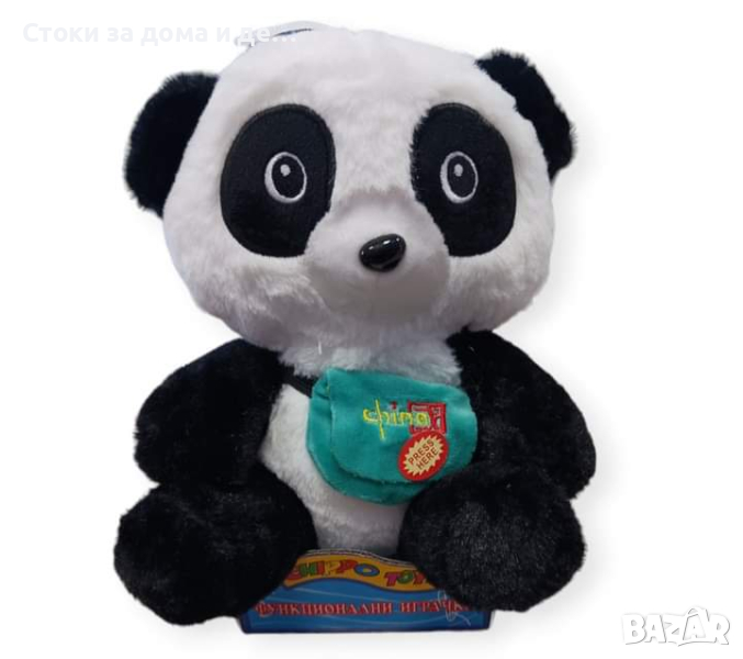 ✨Плюшена панда, музикална  - 21 см, снимка 1
