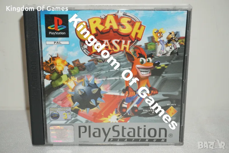 Игра за PS1 Crash Bash Platinum ТЕСТВАНА И РАБОТЕЩА, снимка 1