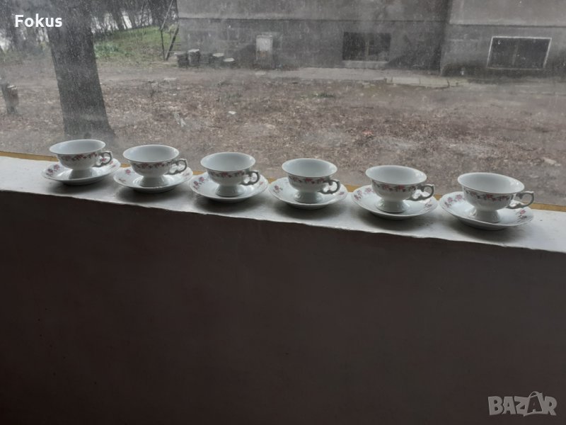 Полски порцелан маркировка сервиз за чай и кафе 12 части, снимка 1
