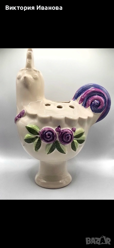 Голяма порцеланова фигура Vera Ljung, снимка 1