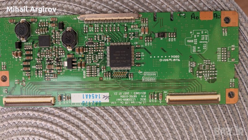 T-CON BOARD /ТИКОНИ/ ПЛАТКИ ПАНГЮРИЩЕ-1.5/V.15 43UHD TM120 VER0.4/ 6870C-0552A, снимка 1