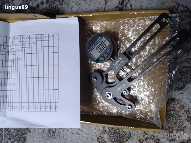 Електронен измерител на напрежение на спици ZTTO TC-02, снимка 1