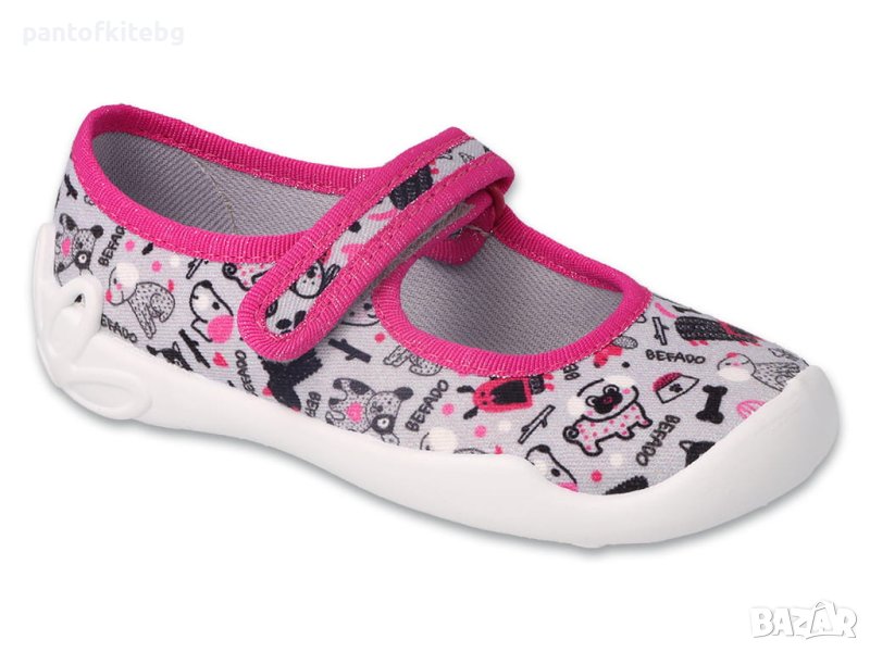 Качествени Детски текстилни анатомични пантофи Бефадо 114X521 момиче  , снимка 1