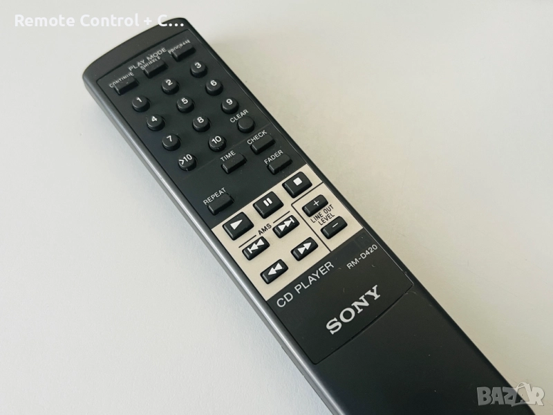 Дистанционно SONY RM-D420 (CD PLAYER), снимка 1