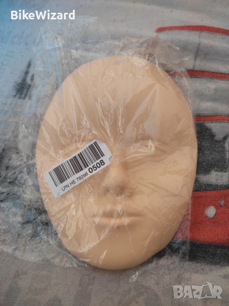 Обучаваща глава / лице за грим 20х16 см.НОВА, снимка 1