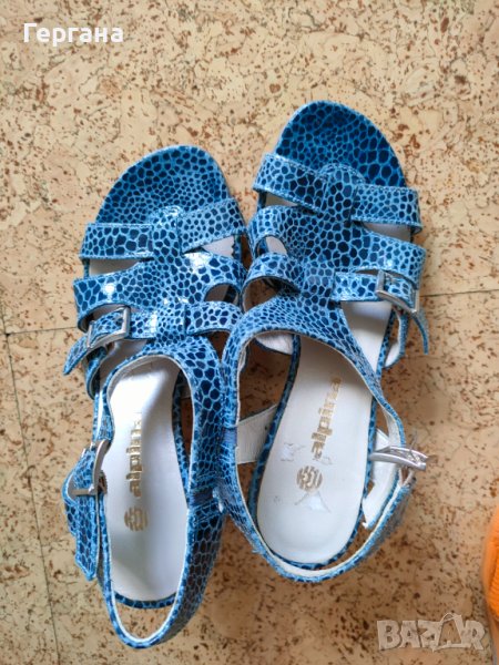 Дамски сандали естествена кожа , снимка 1