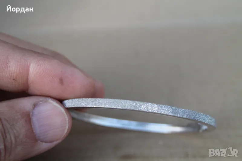 Дамска сребърна гривна , снимка 1