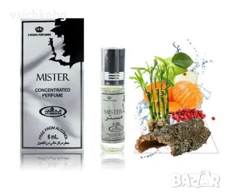 Арабско олио парфюмно масло Al Rehab Mister 6ml приятен мъжки аромат с пикантни, дървесни нотки , снимка 1