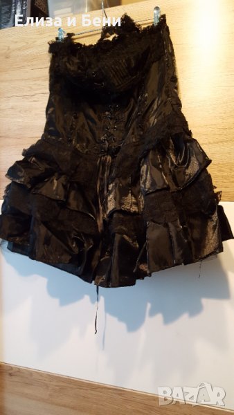 Ефектна готик романтик дантела пач рокля с корест на 5 ката, маркова Living Dead Souls, снимка 1