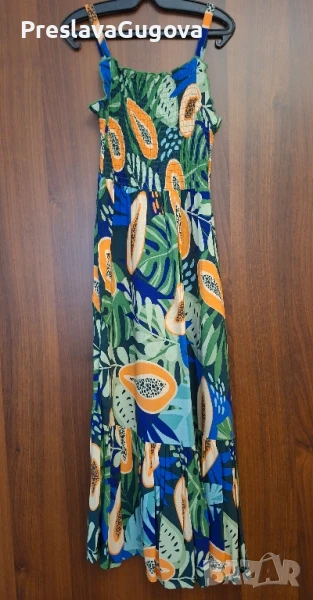 Лятна рокличка със свежа шарка, снимка 1