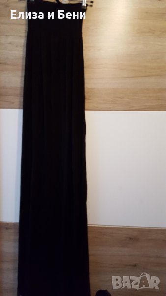 дълга спортно-елегантна готик рокля с ластично бюстие, фин трикотаж H&M, снимка 1