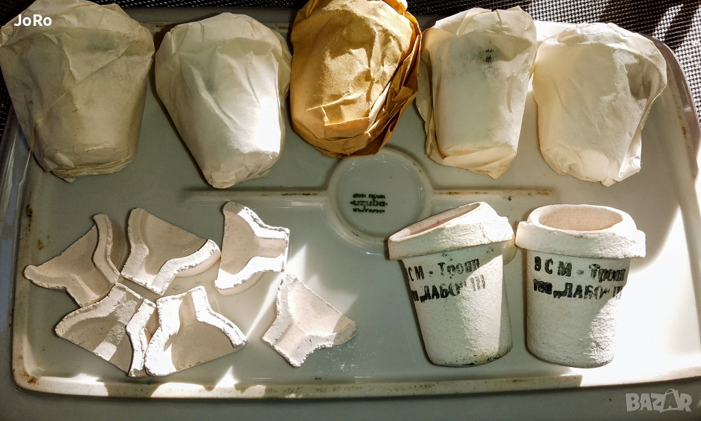 Поти кварцови за центробежно леене производство на завода в Троян 10 броя., снимка 1