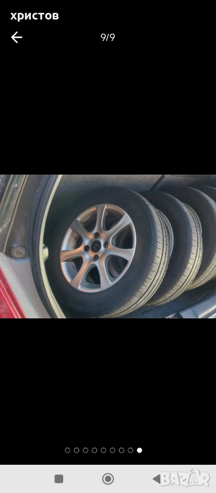 Продавам летни джанти 15 цола 4 х100 За Honda,Mazda,и други., снимка 1