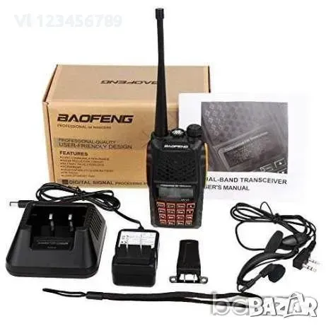 Радиостанция Baofeng 6R 5/8w модел двубандова DTMF, CTCSS, DCS, снимка 1