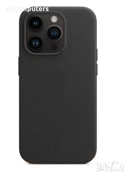Калъф силикон J-Case Като Кожа /Черен/ за iPhone 16 Pro Max 6.9 Баркод : 3130867, снимка 1
