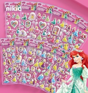 3D София Принцеси лист самозалепващи лепенки ръчна изработка декорация и др., снимка 1