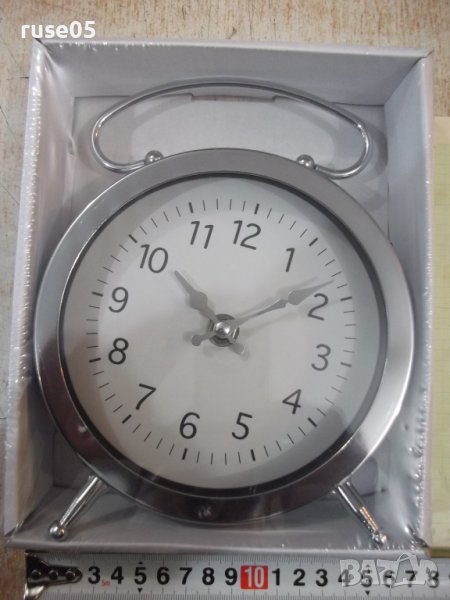 Часовник "Silver * SKU 33718902" настолен нов, снимка 1