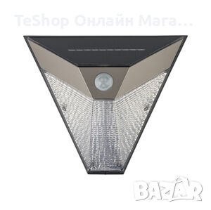 Соларна лампа LED стенна лампа със сензор за движение рециклирана с чисто нова батерия, снимка 1