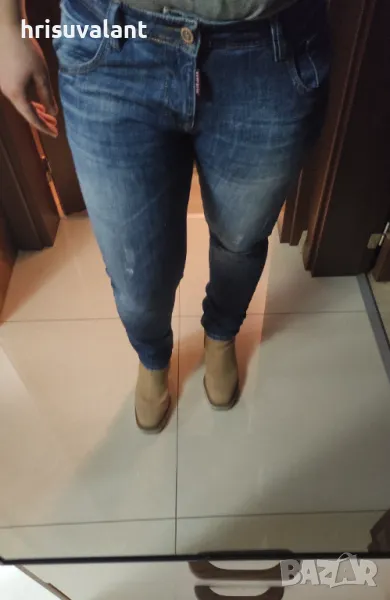 Дънки blue white , снимка 1