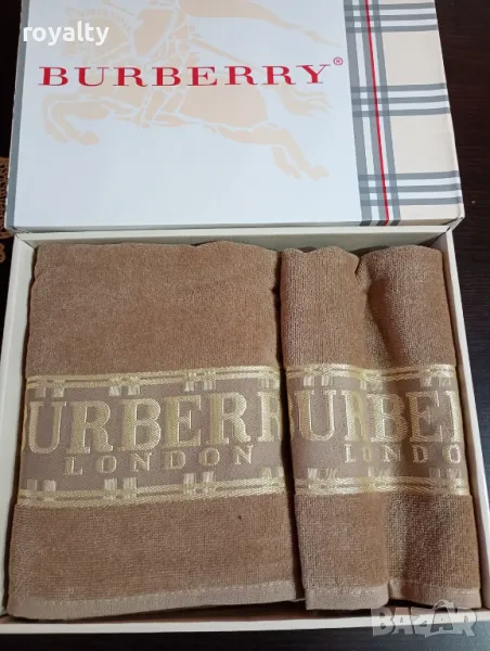 Burberry Комплект Лукс Хавлии Два цвята , снимка 1