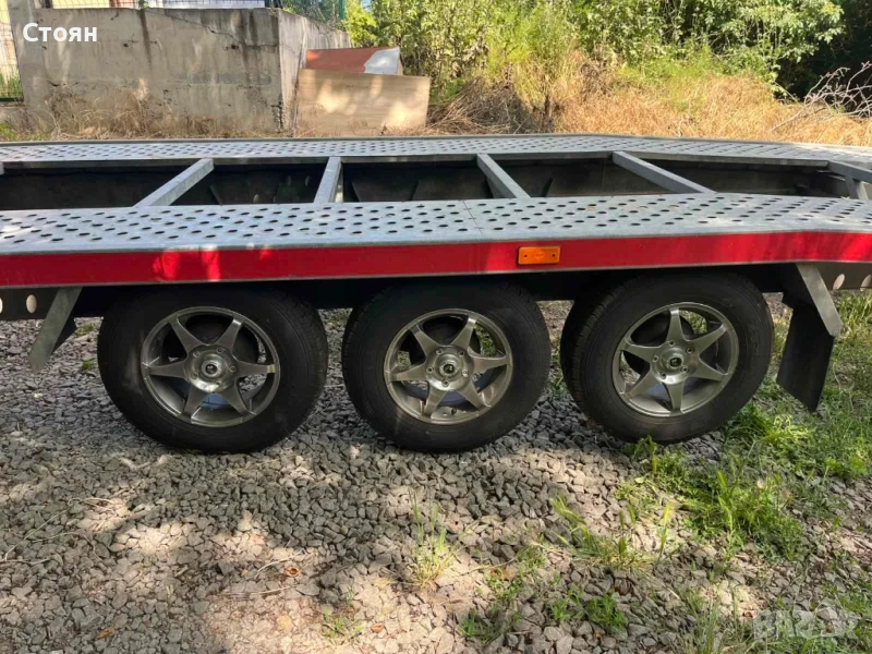 джанти с гуми за платформа, ремарке , снимка 1