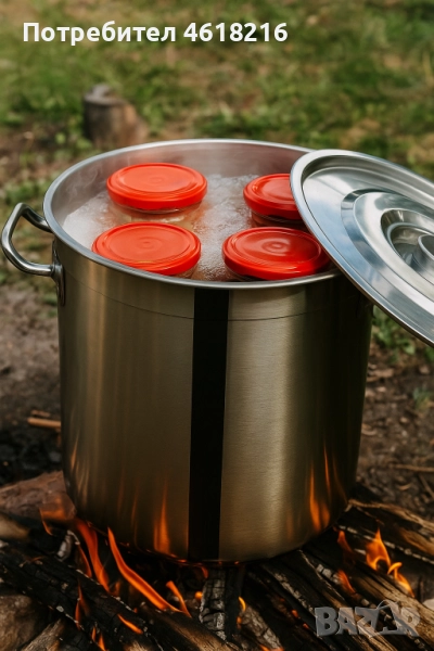 Казан с капак Rosberg R51211C60, 60 см*60 см, 169.5 литра, Неръждаема стомана, снимка 1