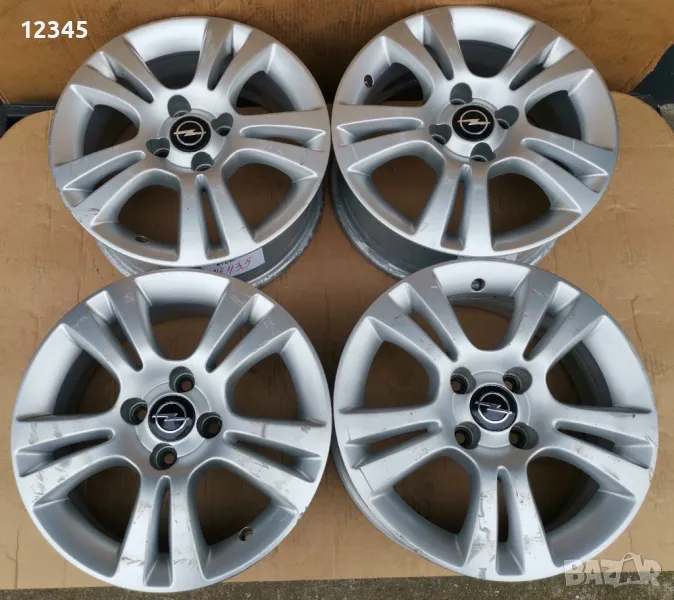 15’’ 4x100 originalni za opel corsa D 15” 4х100 оригинални за опел корса-№435, снимка 1