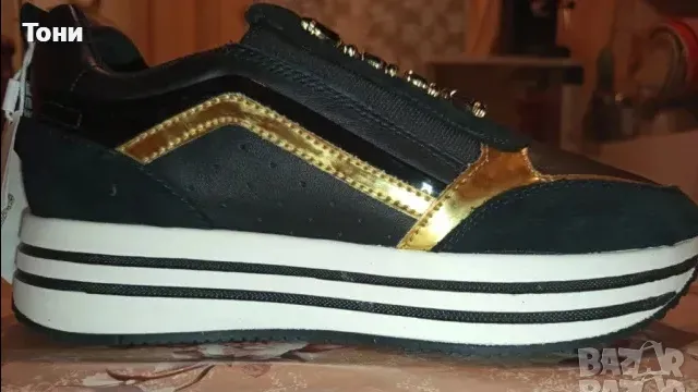 GEOX RESPIRA Оригинал Луксозни Дамски Маратонки Изцяло от Естествена Кожа 40, снимка 1