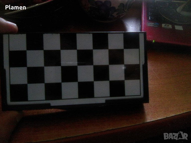 Стар български комбиниран шах с табла, снимка 1