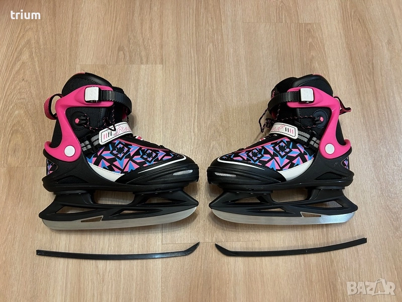 Регулируеми зимни кънки за момиче  Stuf, номер 35-38, снимка 1