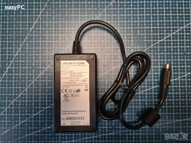 Оригинален захранващ адаптер LITE-ON IT CORP. DA-30C01, снимка 1