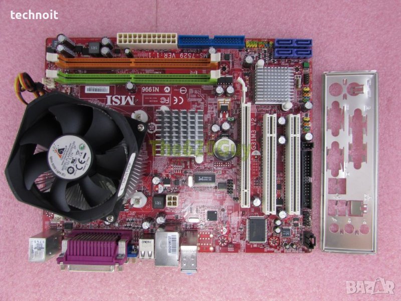 Дънна платка MSI G31M3 V2 MS-7529 VER 1.1 LGA775 с BP ПРОМО, снимка 1