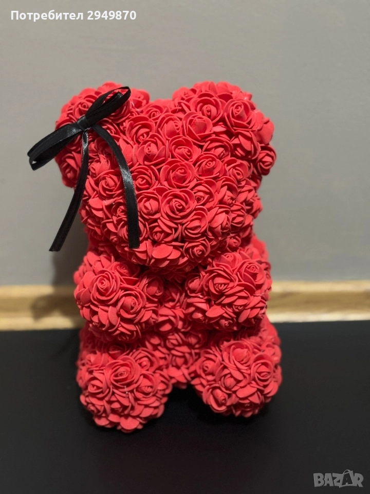 Любимото червено мече 20 см , снимка 1