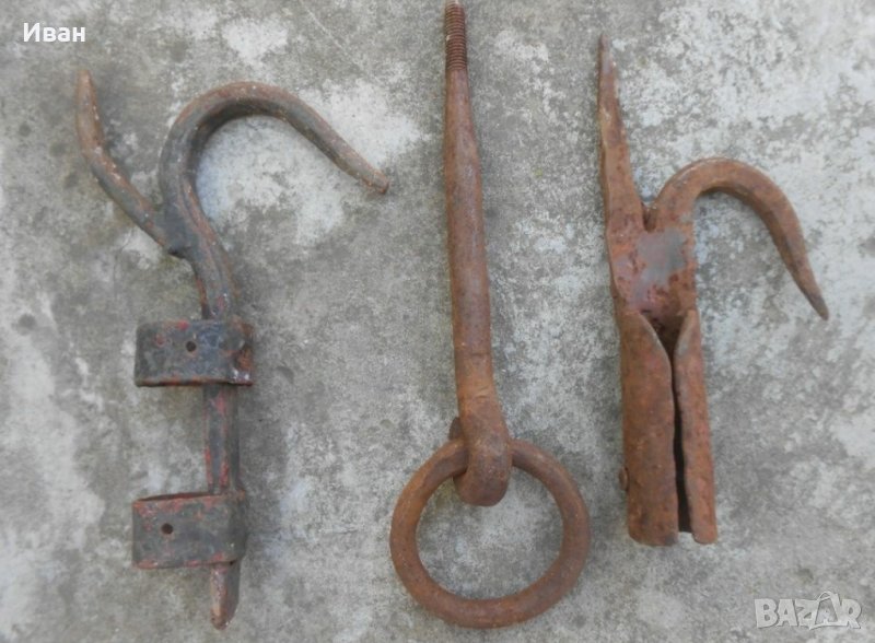 Пожарникарска кука ( куки ) и халка, снимка 1