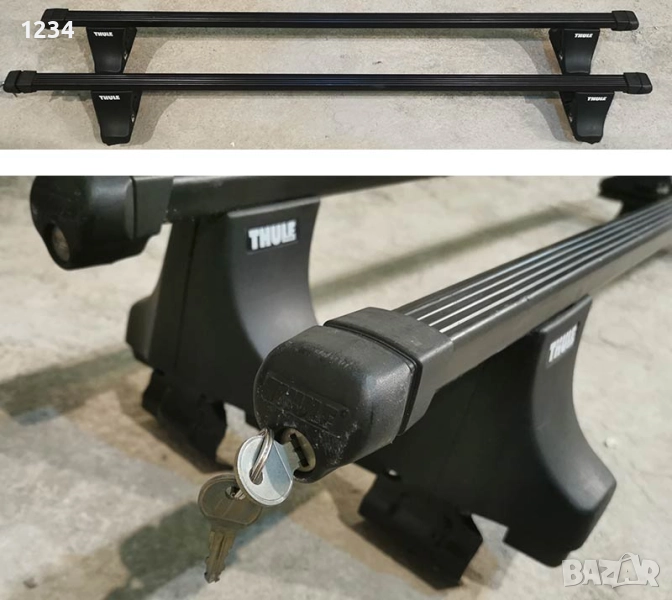 Багажник напречни греди THULE рейки за CITROEN C5, 4-dr Sedan, 01-07г, снимка 1