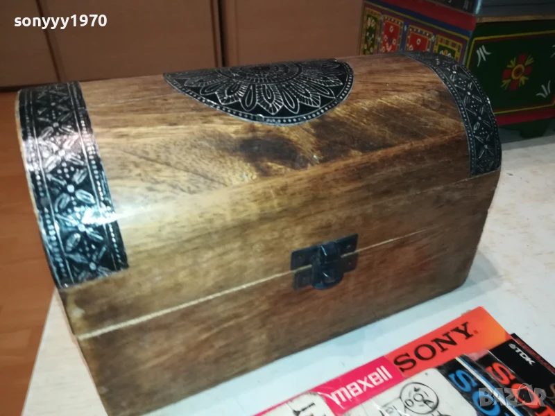 КРАСИВА ДЪРВЕНА КУТИЯ ОТ ГЕРМАНИЯ 1708251906, снимка 1